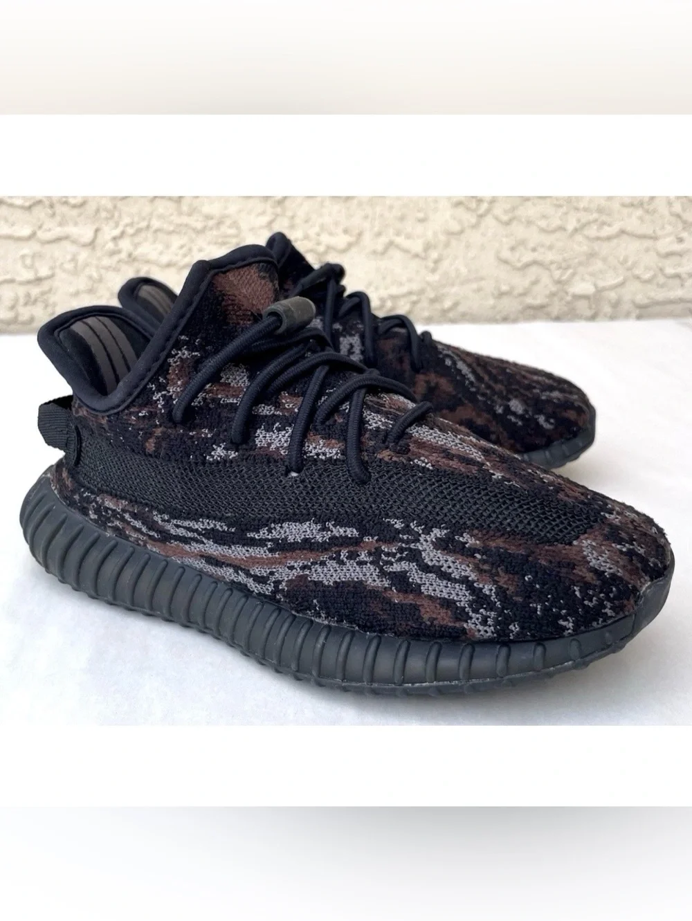 Adidas Yeezy Boost 350 V2 MX Kids Size US 12.5K Black Gray Rock Preschool GW3775